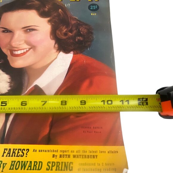 Vintage 1940s Photoplay Magazine May Issue With Deanna Durbin Cover - Picture 7 of 16